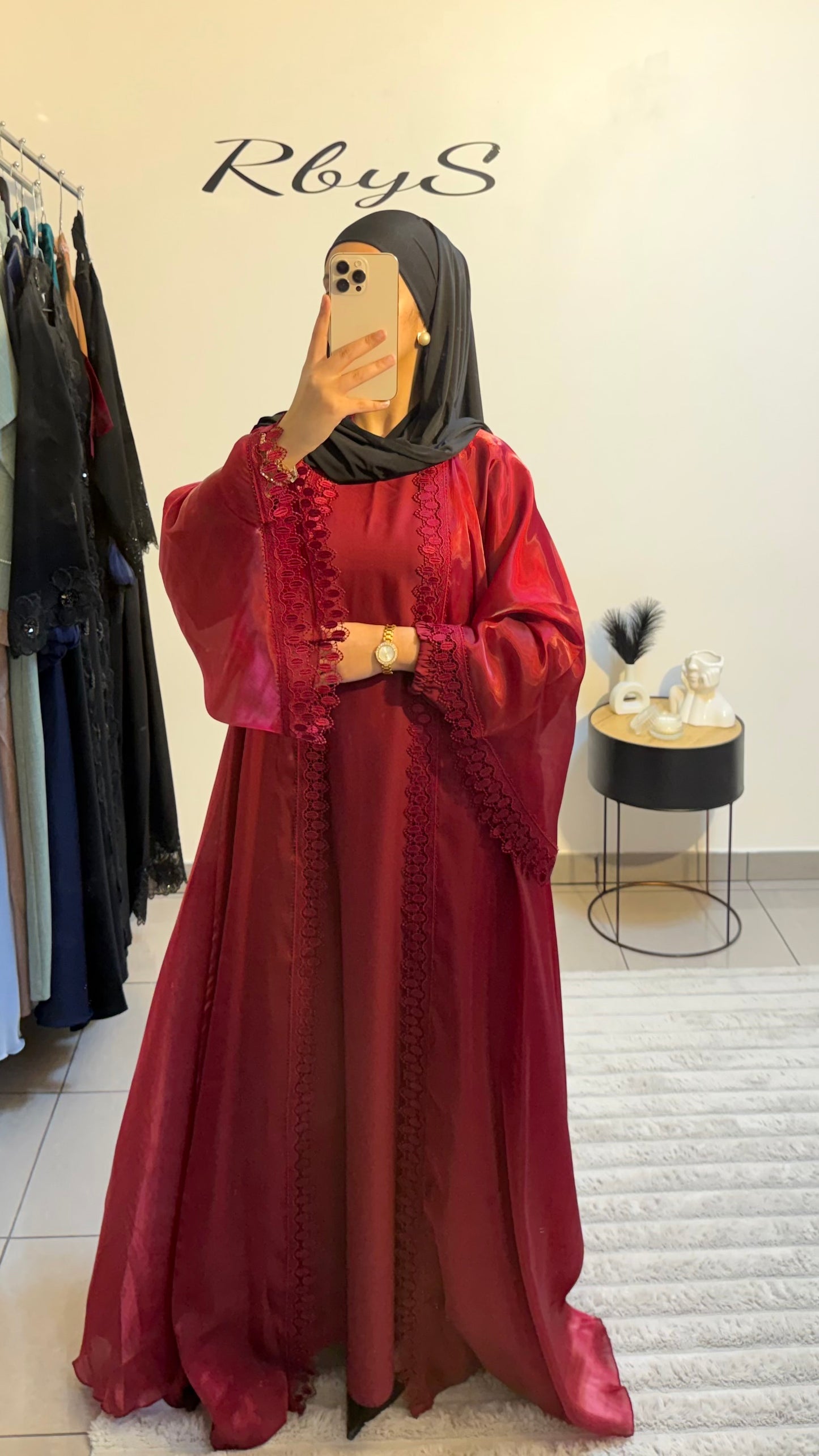 Kimono Aura Bordeaux