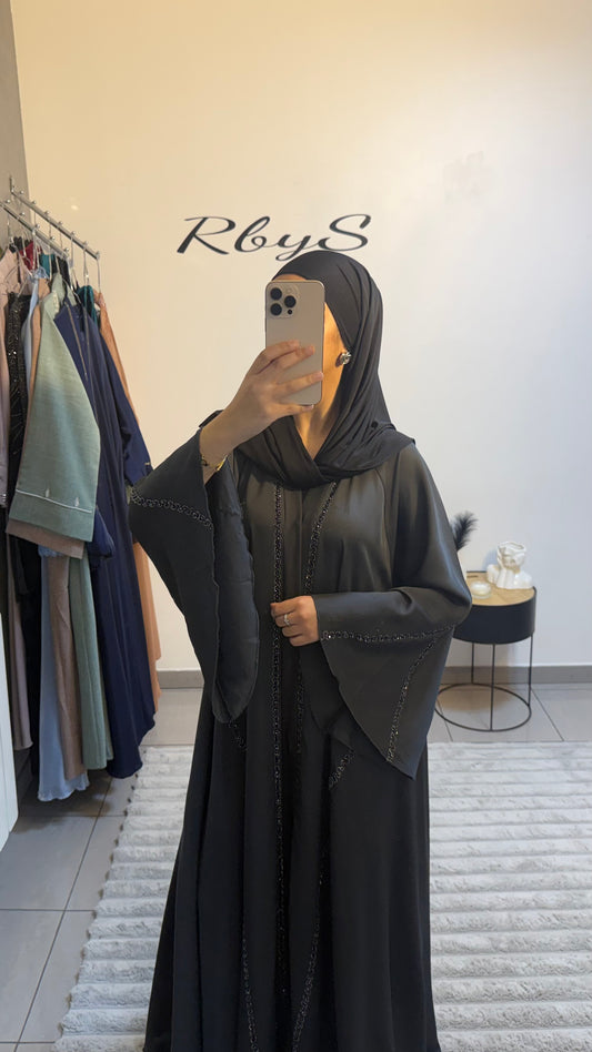 Abaya Saphir Gris