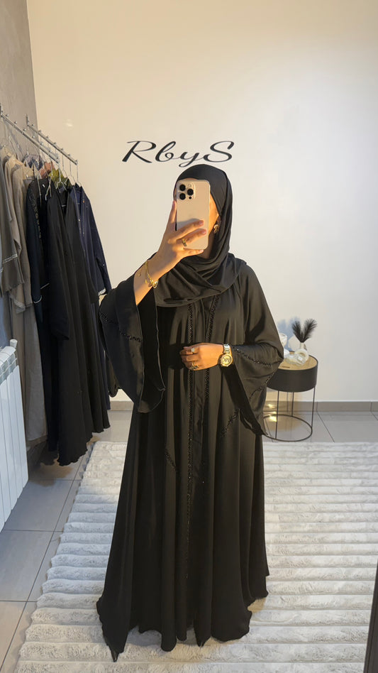 Abaya Saphir Noir
