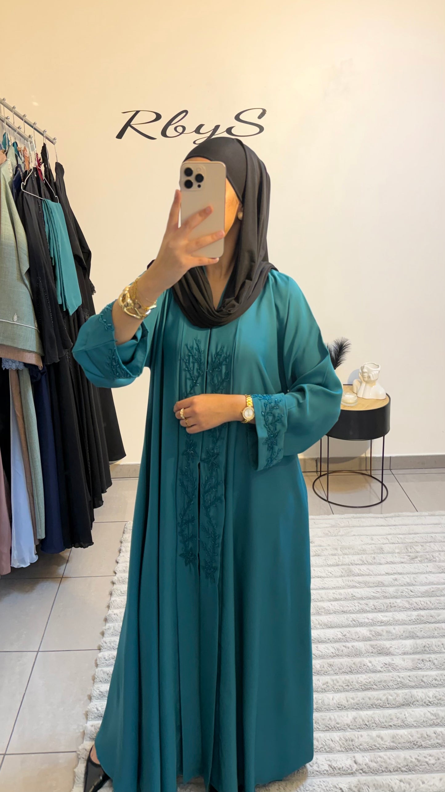 Abaya Sabrine Bleu
