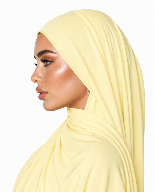 Voile jaune pastel